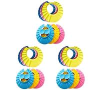 Amosfun 18 Piezas Gorro De Baño Para Bebé Gorro De Ducha Infantil Protector De Champú Para Bebés Práctico Gorro De Baby Shower Gorras De Visera Directa Niño Tapa De Champú Elástico