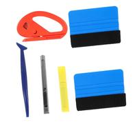 Amosfun 1Juego Kit De Herramientas Para Aplicar Rasquetas De Fieltro Cuchillo Retráctil y Cuchillas De Presión Herramientas De Teñido