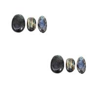 Amosfun 2 Juegos Piedra Lunar Natural Macramé Pararse Falso Decoración Plantas Tanque Excavar Hogar Piedra Preciosa Equipo Interior Cristales Piedras Semi Preciosas 3 Piezas * 2