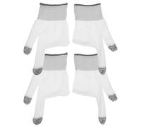Amosfun 2 Pares Guantes para Juegos Pantalla Táctil de Nylon y Grafeno, Transpirables Sensibilidad Táctil Mejorada para Jugadores de Billar y Móviles