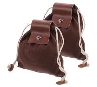 Amosfun 2 Piezas Bolsa de Recolección Hongos Reutilizable de Lona Espaciosa Actividades y Jardinería