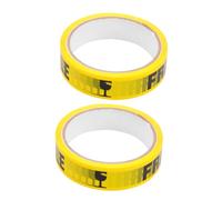 Amosfun 2 Piezas Cinta de Advertencia Fragile Autoadhesiva de Seguridad Tape de Precaución para Paredes y para Obras y Maquinaria Inoperativa Resistente Adversos