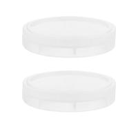 Amosfun 2 Piezas Contenedor Apilable para Obleas de Silicio de 2 Pulgadas Mecanismo Robusto y Superficie Lisa, Adecuado para Manejo en Laboratorio