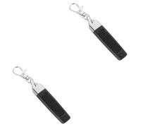 Amosfun 2 Piezas Copia remota baterias Batteries teledirigido señal de del Control Remoto Llavero Llave de Puerta de Garaje de 4 Botones Piezas de Puertas de Garaje el plastico Black