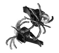 Amosfun 2 Piezas De Clip De Ventilación De Araña Para Ambientador De Coche Decoración Interior De Coche Accesorios Brillantes Para Coche Clips Difusores De Halloween Recuerdos De