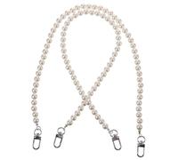 Amosfun 2 piezas de pantalones de perlas de cadena cartera de cadena de jeans pantalones de cintura cadena motorista camionero cinturón con cierre de langosta llavero colgantes para hombres y mujeres