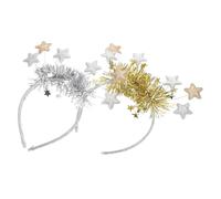 Amosfun 2 Piezas Diadema para Fiestas Año Accesorio Festivo Guirnalda para Celebraciones Sociales