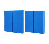 Amosfun 2 Piezas especímenes del aula de ciencias vitrina de insectos kit de herramientas para muestras de insectos cubierta de vidrio de muestra de goma eva Blue
