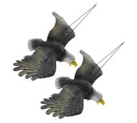 Amosfun 2 Piezas Figura de Águila Realista de PVC para Jardín y Oficina