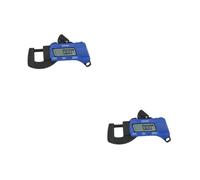 Amosfun 2 Piezas Medidor Digital de de Plástico con Pantalla LCD Galga de Precisión para Joyería y Baterías Herramienta de Medición Ligera y Portátil para Industriales