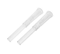 Amosfun 2 Piezas Mini Fuente de Agua Transparente con Boquilla Forma de para Estanques y Acuarios Efecto de Rociado Decorativo para Mesa y Jardín