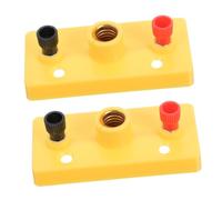 Amosfun 2 Piezas Pequeño Portalámparas Kit Básico De Aprendizaje De Electricidad Piezas De Lámparas Para Hacer Lámparas Experimento Científico De Pegar Letras Ciencia Física El Plastico