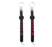 Amosfun 2 Piezas tiras antiestáticas para automóviles cinturón de tierra del vehículo tiras para automóviles correa de descarga estática automática banda coches Metal Black