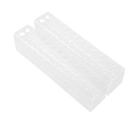 Amosfun 2 Piezas Titular de la Pluma sostiene Pintar Estante de la Pluma Soporte de bolígrafo Soporte para lápiz de Cejas portalápices de Cejas Titular de crayón Acrílico Transparente
