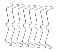 Amosfun 2 Series Clips De Fijación Para Ganchos De Tablero Perforado Acero Inoxidable Resistente La Corrosión Accesorios Para Organización Y Sujeción Segura Paneles Perforados 100 Piezas*2