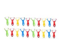 Amosfun 2 Series Peladores Manuales De Cerámica Para Diseño Portátil Mango Ergonómico Utensilios De Cocina Seguros Y Prácticos Colores Surtidos Color Aleatorio 10 Piezas*2