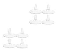 Amosfun 2 Series Soporte De Bola De Cristal Tanque Decoración Acuario Expositor De Bolas Pequeñas Soporte De Almacenamiento De Bolas Pantalla De Esfera De Polivinilo 4 Piezas*2