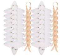 Amosfun 20 Piezas Cajas De Obsequio Piramidales De Unidades Cajas Para Dulces Decorativas De Boda De Fiesta Para Empaquetar Bodas y Celebraciones