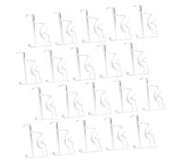 Amosfun 20 Piezas Clips Transparentes para Cortinas ciegas Clips de persianas de plástico Clips Ciegos de reemplazo Clips de Cenefa de plástico Clips Ciegos para Cenefa el plastico