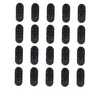 Amosfun 20 Piezas Conjunto De Conector De Cuentas De Plástico Negro para Cortinas De Persianas Clips De Unión para Colgar Cortinas De Persianas