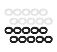 Amosfun 20 Piezas de Almohadillas para Teclados de Trompeta y Trombón, Accesorio para Instrumentos de Viento, Amortiguación y Protección de Válvulas, Tamaño Pequeño y Largo, Colores