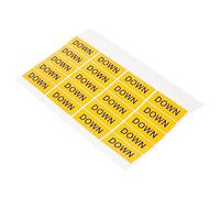 Amosfun 20 Piezas Pegatinas de Identificación para Interruptores de Etiquetas de Seguridad para Dispositivos Aplicación y Material para Identificar Maquinaria Hogar y Oficina