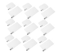 Amosfun 20 Piezas Pegatinas Electroestáticas para Montaje de Dash CAM Película Transparente Resistente al Adhesivos Reutilizables para Cristales de Coche Fácil Instalación sin
