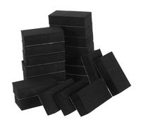 Amosfun 20 Piezas Protectores de Pared para Muebles de Espuma EVA Antigolpes Almohadillas para Cabezal Cama Antideslizantes Protector para Sofás y Muebles Negro