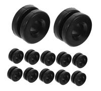 Amosfun 20 Piezas Unidades de Topes de Goma para Capó Amortiguadores Antivibración de Fácil Instalación Protectores para de Motor Reducción de Ruido y Estética del Vehículo