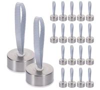 Amosfun 20 tapas de repuesto para botellas de agua, vasos reductores de tapa de rosca para botellas portátiles, botella de agua, reducir a prueba de fugas, acero inoxidable