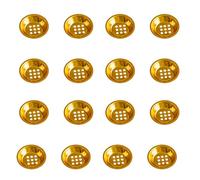 Amosfun 20 Unidades Inserto de Metal para Quemador de Incienso Base de Hierro Hueca para Quemador Bakhoor Accesorio para Incensario de Templo Decoración Aromática para Hogar Compatible con