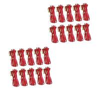 Amosfun 200 Piezas Bolsa de Red de Compras Hamaca de Malla de sandía Bolsas de Malla Rojas Redes de Frutas Mesh Bag Bolsa de Almacenamiento de Compras Bolsa de Compras Aire Rojo