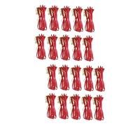 Amosfun 200 Piezas Bolso De Compras Bolsa De Supermercado De Malla Bolsa De Supermercado De Frutas Bolsa De Cebolla Bolsas De Malla De Cebolla Sandía Colgante Bolsa De Malla Rojo