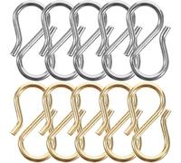 Amosfun 20piezas Conectores De Joyería De Inoxidable s Para Broches Para Pulseras y Collares Accesorios Para Manualidades Diseño Elegante y Duradero