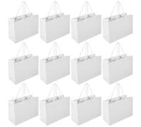 Amosfun 20piezas Obsequio Para Fiestas Bolsas Portátiles Para Dulces Bolsas De Obsequio Con Asa Para Cumpleaños y Bodas