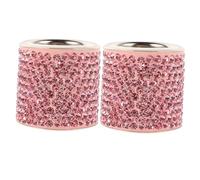 Amosfun 2piezas Anillo Embellecedor De Reposacabezas Para Coche Gemas De Imitación Accesorios De Asiento De Coche Decoración Brillante Para Reposacabezas Viajes