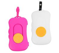 Amosfun 2piezas Estuche De Toallitas Húmedas Porta Diseño Ligero Para Cuna y Silla Comedor