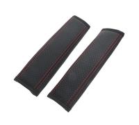 Amosfun 2piezas Fundas Para Coche y Hombreras Almohadillas Para Correas De Coche Protectores De Cinturón De Seguridad Material Pu Diseño Cómodo y Resistente