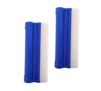 Amosfun 2piezas Raspadores de Silicona para Coche Escobilla para Limpiar Ventanas y Espejos Portátil para Uso Baño y Ducha Limpia Cristales sin Rayar