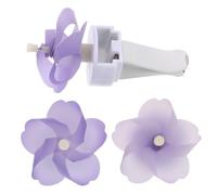 Amosfun 3 Molinillos De Viento Para Aromaterapia Decoración Floral Para Coche Con Clip De Para La Salida De Aire Del Coche Ambientador Navideño Decoración Morada Para Coche