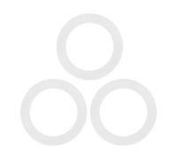 Amosfun 3 Piezas Anillos de Sellado de Silicona para Botellas de Agua, 20° | Juntas para Tapas de Depósito, Instalación Flexible, Resistencia Térmica y Prevención de Fugas en Refrigerador