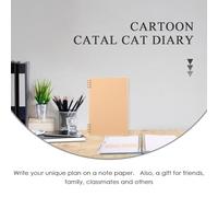 Amosfun 3 Piezas Cuaderno Espiral para Oficina y Diario, Material Plástico y Papel, Alta Durabilidad y No se Deforma, Adecuado para Escritura Creativa y Uso Diario