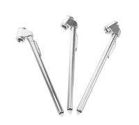 Amosfun 3 Piezas Lápices Medidores Presión Neumáticos Metálicos Resistentes Golpes Calibrador Digital Preciso Psi para Coches y Bicicletas Herramienta Portátil para Control Fiable Presión