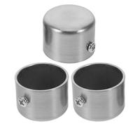 Amosfun 3 Piezas Remates para Barra de Cortina Tapas de Extremo de Varilla de Cortina de Ventana Reemplazo de Remates para Barras de Accesorios Decorativos