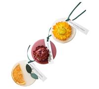 Amosfun 3 piezas Tabletas Aromaterapia Colgantes Unidades Ambientador Floral para Armarios Fragancia Duradera para Ropa Aire Fresco Hogar Decoración Práctica
