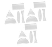 Amosfun 3 Series Juego De Lentes Ópticos Lentes Convexas Lente De Enseñanza De La Ciencia Lente Óptica Para La Enseñanza Lente Óptica Física Convexo Cóncavo Transparent Vidrio 5 Piezas*3