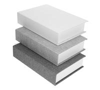 Amosfun 3 Uds Caja de Libro Falsa Modelo Caja de Baratija Caja de Almacenamiento Forma de Libro Cajas de de Vintage Caja de Almacenamiento de Joyería Decorativa Adornos