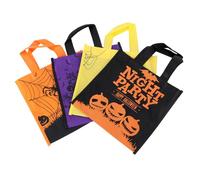 Amosfun 36 Piezas Bolsa de Compras de Halloween Bolsa no Tejida Bruja s de Tela s de Hallowen xuxes Halloween de Galletas Dulces de la Compra Tela no Tejida