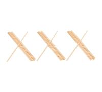 Amosfun 36 piezas Listones de Madera Triángulo Isósceles para Ventana Decoración DIY Accesorios Fotografía