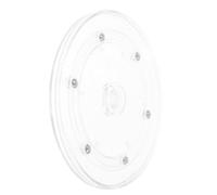 Amosfun 360 Base giratoria Soporte para Tocadiscos Soporte de exhibición Soporte Giratorio Placas giratorias Organizador de estantes giratorios Organizador Giratorio Acrílico Transparent